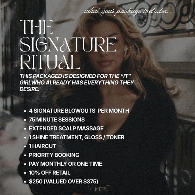 THE SIGNATURE RITUAL at The Mane Evolution in Rochester, NY